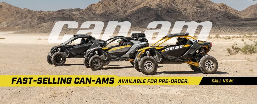 New Can-Am Side-by-side Vehicles